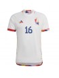 Belgien Thorgan Hazard #16 Replika Borta Kläder VM 2022 Kortärmad
